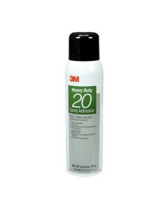 3M™ Heavy Duty 20 Spray Adhesive, Clear, 12/CS