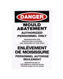 Sign – Mould Abatement, 1/EA